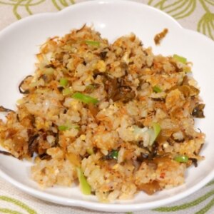 高菜と桜海老の炒飯